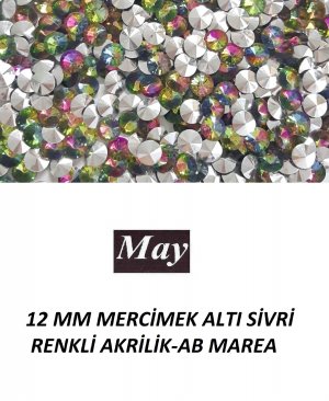 12 MM MERCİMEK ALTI SİVRİ RENKLİ AKRİLİK-AB MAREA