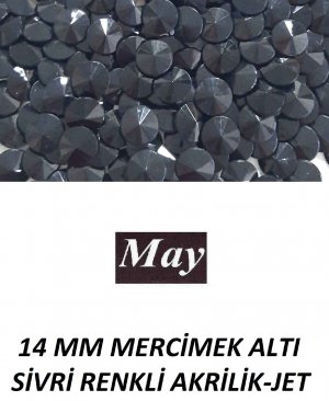 14 MM MERCİMEK ALTI SİVRİ RENKLİ AKRİLİK-JET