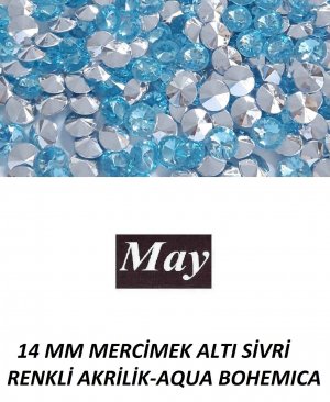 14 MM MERCİMEK ALTI SİVRİ RENKLİ AKRİLİK-AQUA BOHEMICA