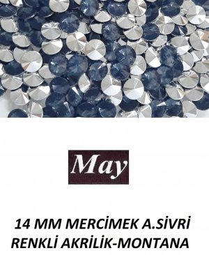 14 MM MERCİMEK ALTI SİVRİ RENKLİ AKRİLİK-MONTANA