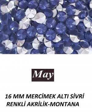 16 MM MERCİMEK ALTI SİVRİ RENKLİ AKRİLİK-MONTANA