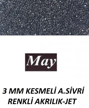 3 MM KESMELİ ALTI SİVRİ RENKLİ AKRILIK-JET