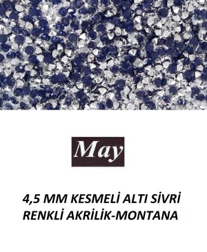 4,5 MM KESMELİ ALTI SİVRİ RENKLİ AKRİLİK-MONTANA