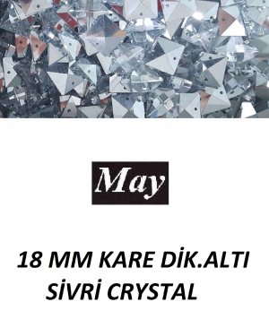 18 MM KARE DİK.ALTI SİVRİ CRYSTAL