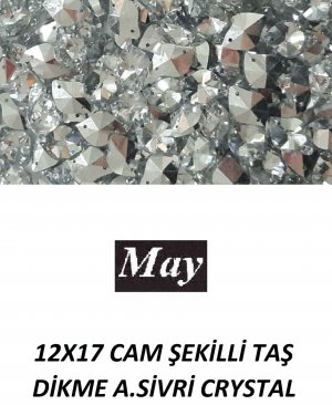 12X17 CAM ŞEKİLLİ TAŞ DİKME ALTI SİVRİ CRYSTAL