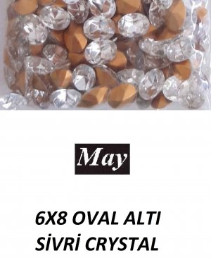 06X08 OVAL ALTI SİVRİ CRYSTAL