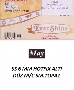 SS 6 MM HOTFIX ALTI DÜZ M/C SM.TOPAZ