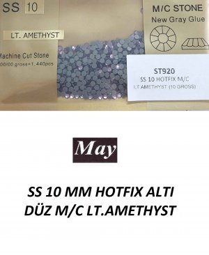 SS 10 MM HOTFIX ALTI DÜZ M/C LT.AMETHYST