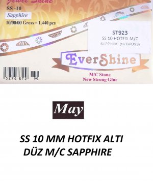 SS 10 MM HOTFIX ALTI DÜZ M/C SAPPHIRE