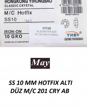 SS 10 MM HOTFIX ALTI DÜZ M/C 201 CRY AB