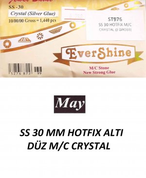 SS 30 MM HOTFIX ALTI DÜZ M/C CRYSTAL