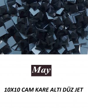 10X10 CAM KARE ALTI DÜZ JET