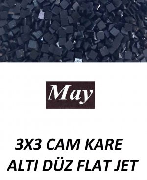 3X3 CAM KARE ALTI DÜZ FLAT JET