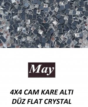 4X4 CAM KARE ALTI DÜZ FLAT CRYSTAL