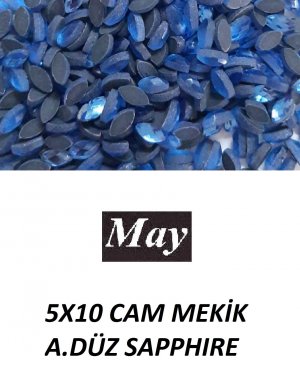 5X10 CAM MEKİK ALTI DÜZ SAPPHIRE