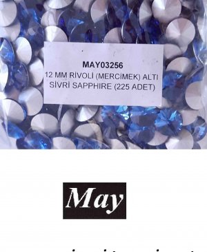 12 MM RİVOLİ (MERCİMEK) ALTI SİVRİ SAPPHIRE