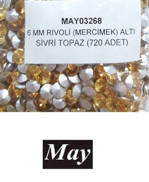 06 MM RİVOLİ (MERCİMEK) ALTI SİVRİ TOPAZ