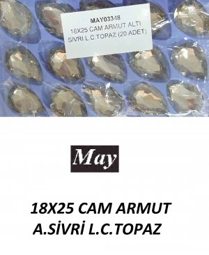 18X25 CAM ARMUT ALTI SİVRİ L.C.TOPAZ