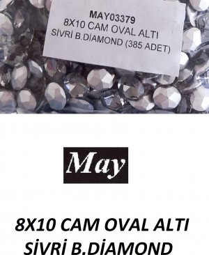 08X10 CAM OVAL ALTI SİVRİ B.DİAMOND