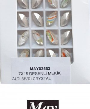 07X15 DESENLİ MEKİK ALTI SİVRİ TOPAZ