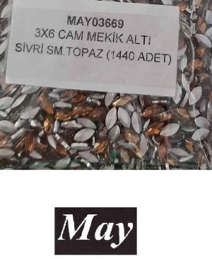 03X06 CAM MEKİK ALTI SİVRİ SM.TOPAZ