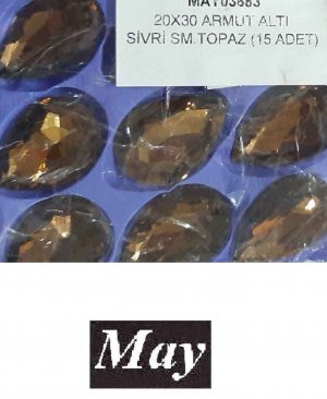 20X30 CAM ARMUT ALTI SİVRİ SM.TOPAZ