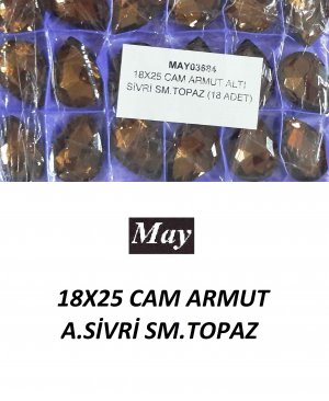 18X25 CAM ARMUT ALTI SİVRİ SM.TOPAZ