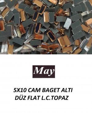 5X10 CAM BAGET ALTI DÜZ FLAT L.C.TOPAZ