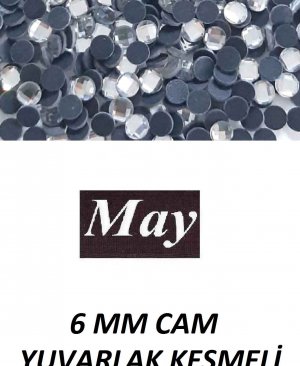 6 MM CAM YUVARLAK KESMELİ ALTI DÜZ CRYSTAL