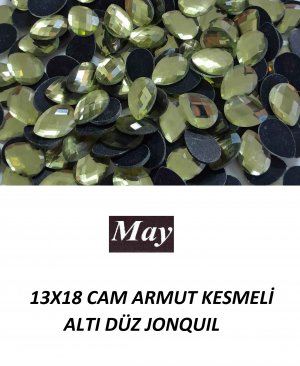 13X18 CAM ARMUT KESMELİ ALTI DÜZ JONQUIL