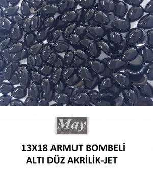 13X18 ARMUT BOMBELİ ALTI DÜZ AKRİLİK-JET