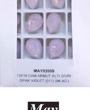 13X18 CAM ARMUT ALTI SİVRİ OPAK VIOLET (011)