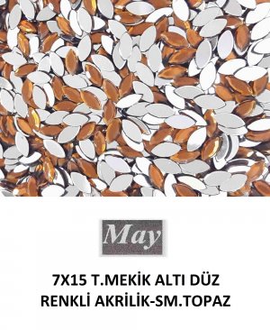 7X15 T.MEKİK ALTI DÜZ RENKLİ AKRİLİK-SM.TOPAZ
