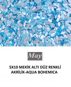 5X10 MEKİK ALTI DÜZ RENKLİ AKRİLİK-AQUA BOHEMICA