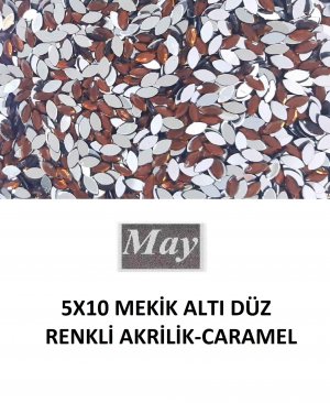 5X10 MEKİK ALTI DÜZ RENKLİ AKRİLİK-CARAMEL