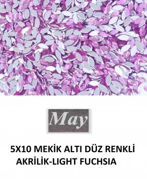 5X10 MEKİK ALTI DÜZ RENKLİ AKRİLİK-LIGHT FUCHSIA