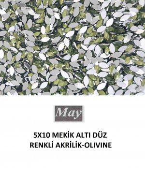 5X10 MEKİK ALTI DÜZ RENKLİ AKRİLİK-OLIVINE