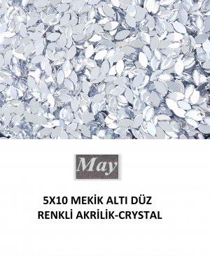 5X10 MEKİK ALTI DÜZ RENKLİ AKRİLİK-CRYSTAL