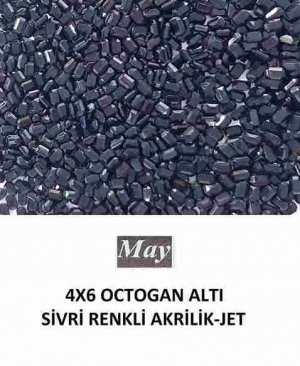 4X6 OCTOGAN ALTI SİVRİ RENKLİ AKRİLİK-JET