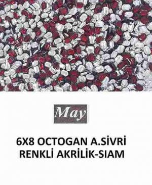 6X8 OCTOGAN ALTI SİVRİ RENKLİ AKRİLİK-SIAM