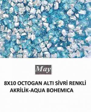 8X10 OCTOGAN ALTI SİVRİ RENKLİ AKRİLİK-AQUA BOHEMICA