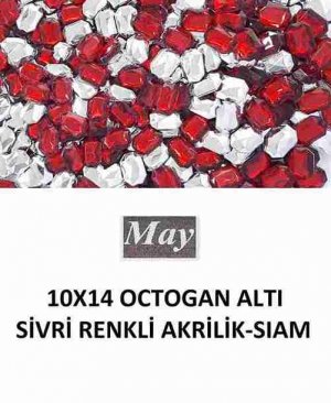 10X14 OCTOGAN ALTI SİVRİ RENKLİ AKRİLİK-SIAM