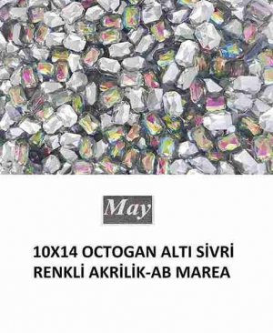 10X14 OCTOGAN ALTI SİVRİ RENKLİ AKRİLİK-AB MAREA