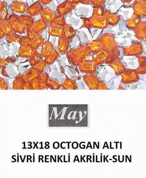 13X18 OCTOGAN ALTI SİVRİ RENKLİ AKRİLİK-SUN