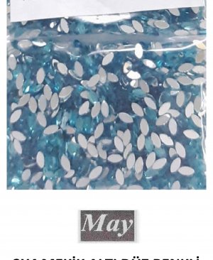 2X4 MEKİK ALTI DÜZ RENKLİ AKRİLİK-BLUE ZIRCON