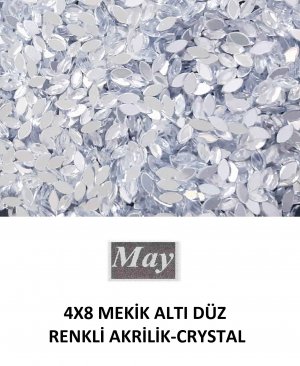 4X8 MEKİK ALTI DÜZ RENKLİ AKRİLİK-CRYSTAL