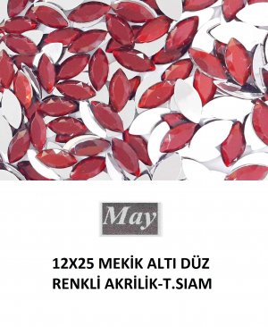 12X25 MEKİK ALTI DÜZ RENKLİ AKRİLİK-T.SIAM
