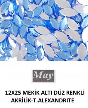 12X25 MEKİK ALTI DÜZ RENKLİ AKRİLİK-T.ALEXANDRITE