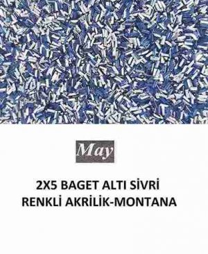2X5 BAGET ALTI SİVRİ RENKLİ AKRİLİK-MONTANA