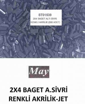 2X4 BAGET ALTI SİVRİ RENKLİ AKRİLİK-JET